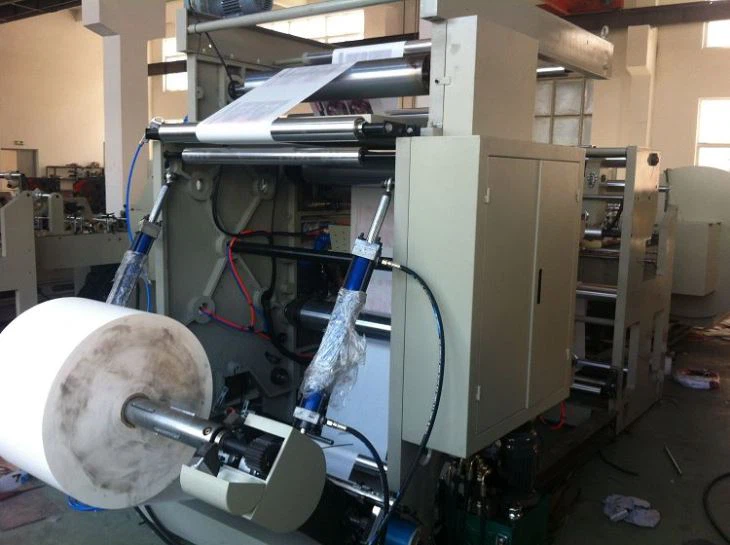 Flat Bottom Paper Bag Making Machine Inline Printer
